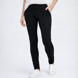 Skinnify Black Leggings | High-Stretch Slim Fit | Size Small